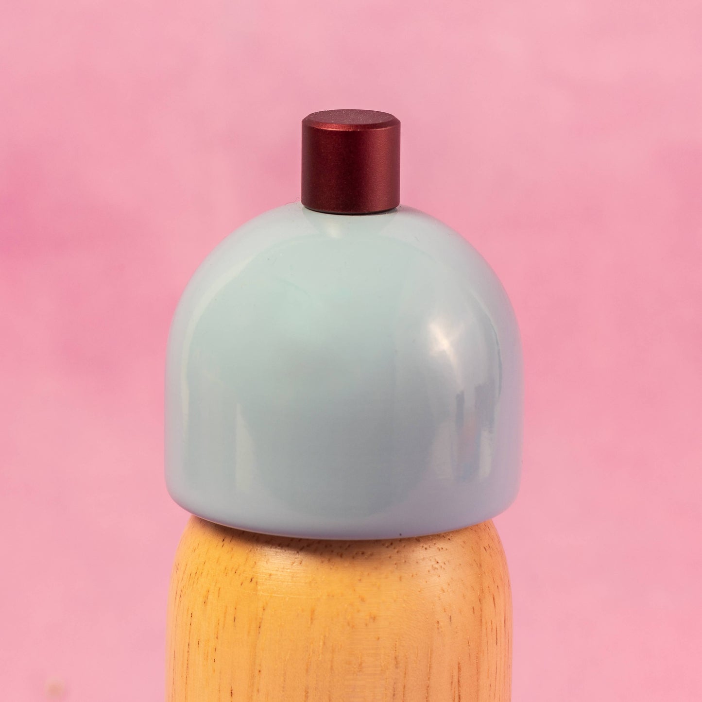 Salt & Pepper Grinder | Light Blue & Burgundy