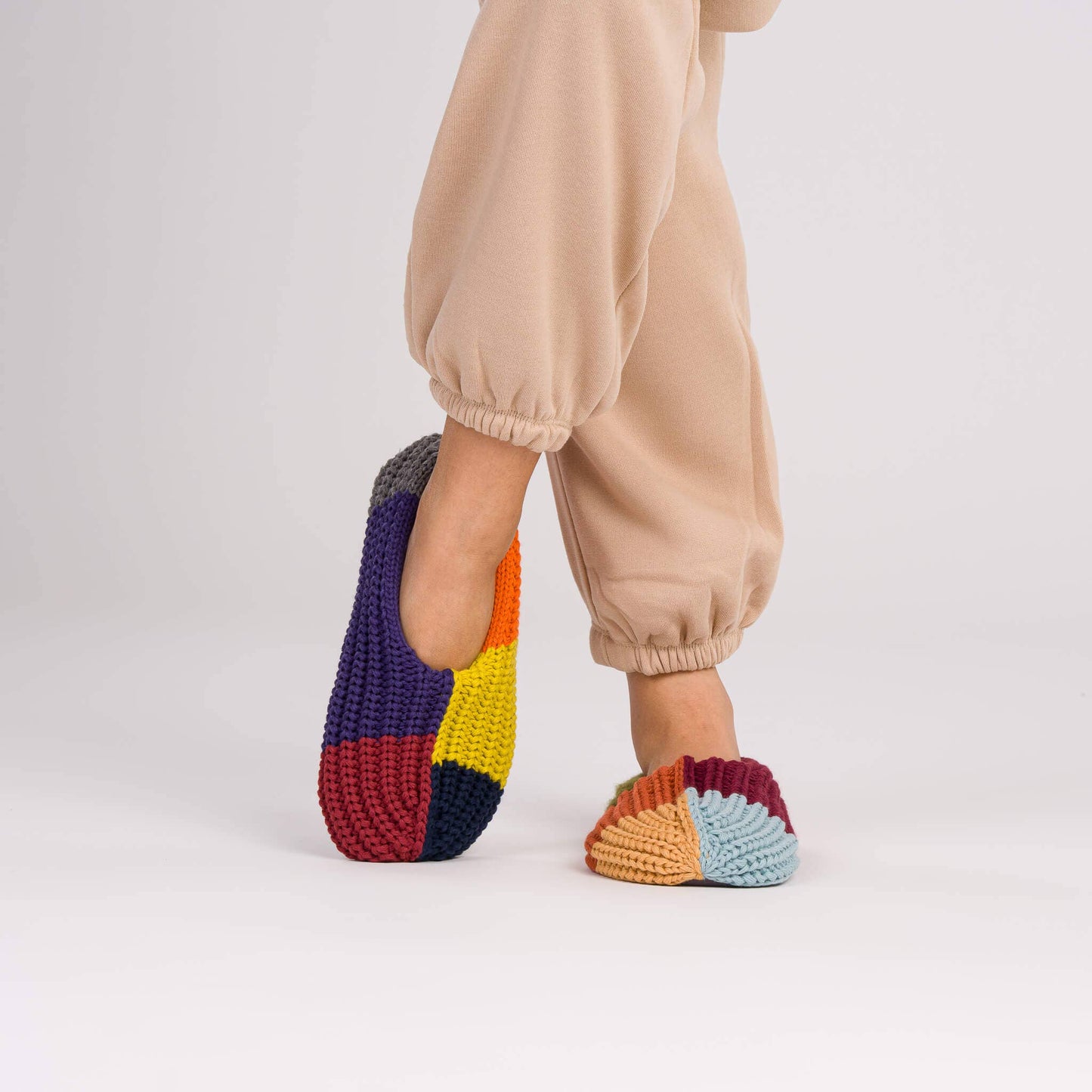 Mismatch Rib Slippers | various colours