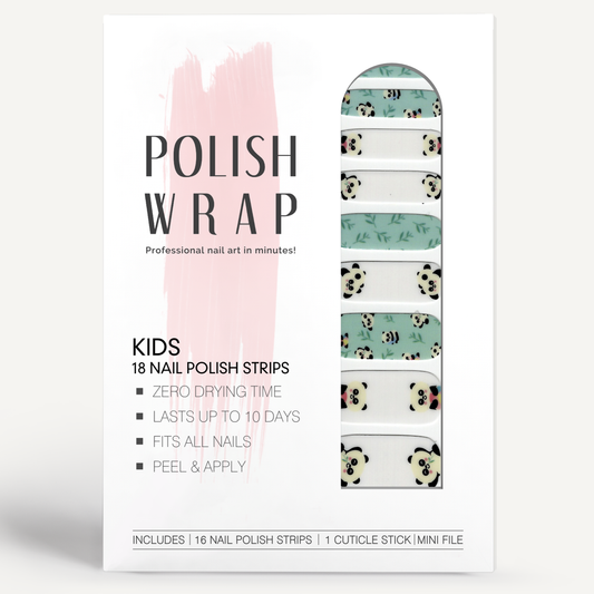 Panda Bear | Kids Nail Wrap