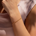 Singapore Chain Bracelet | Gold & Stainless Steel