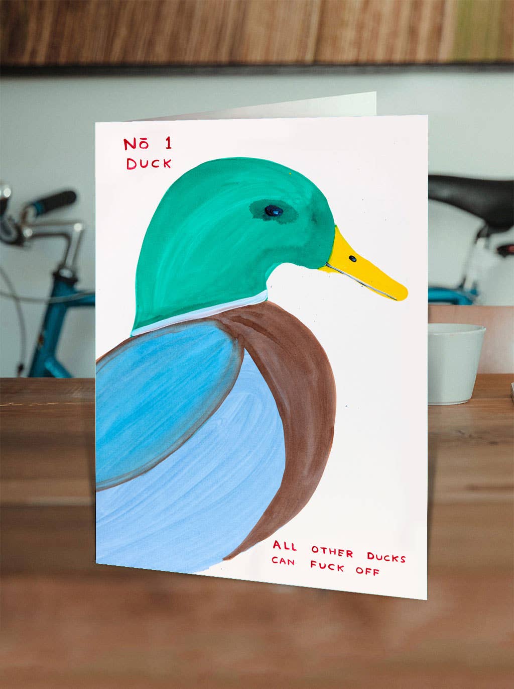 David Shrigley Card | No.1 Duck