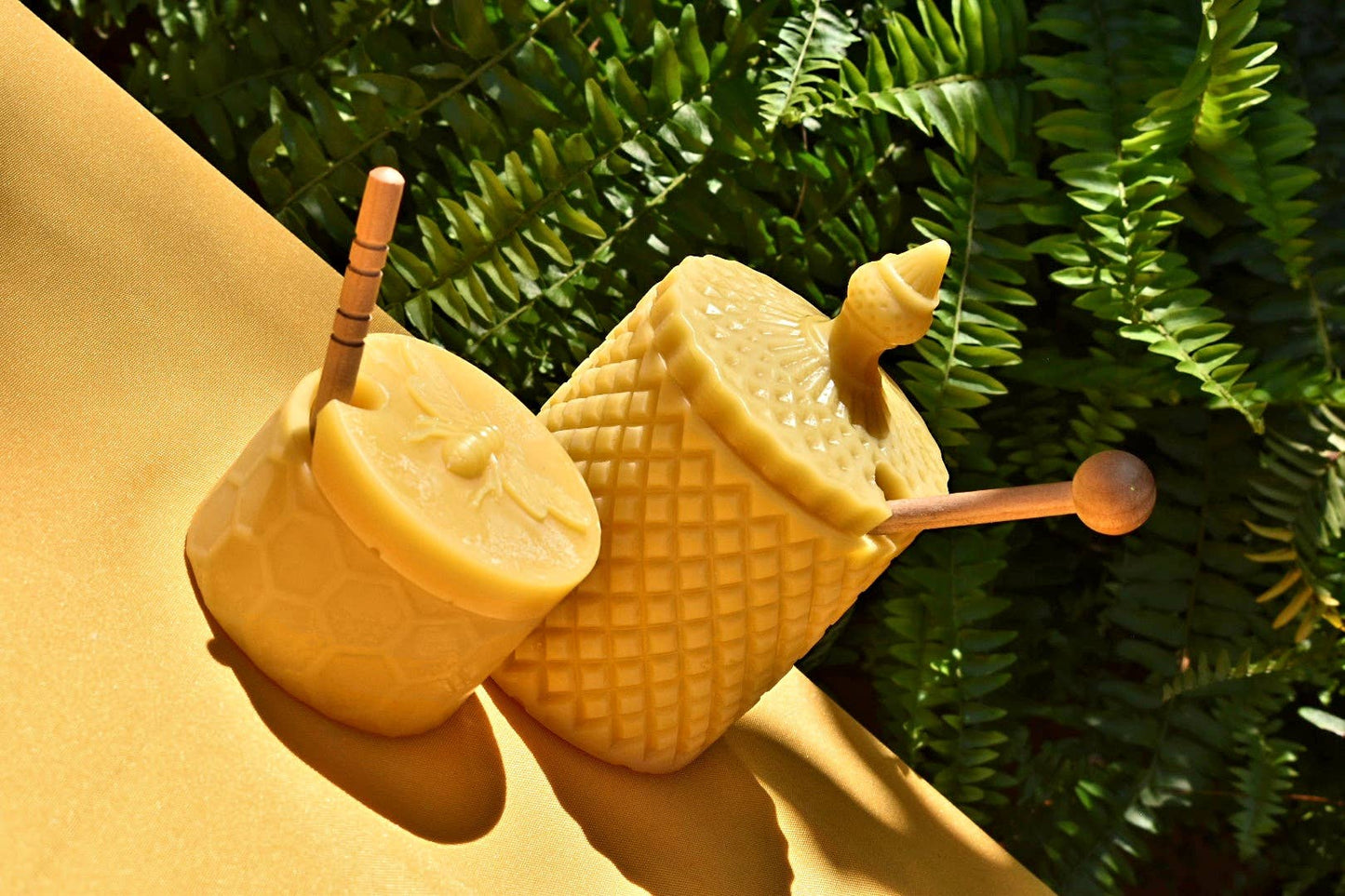 Honey Jar | Raw Beeswax