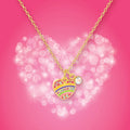 Sweet Petite Necklace | Crystal Rainbow Heart