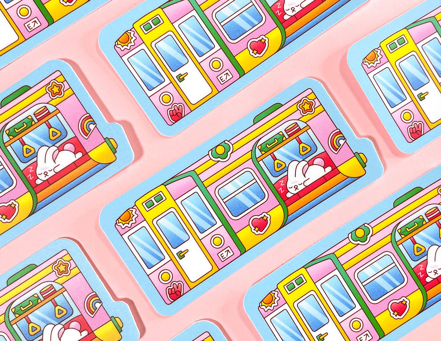 Subway Snooze | Vinyl Sticker