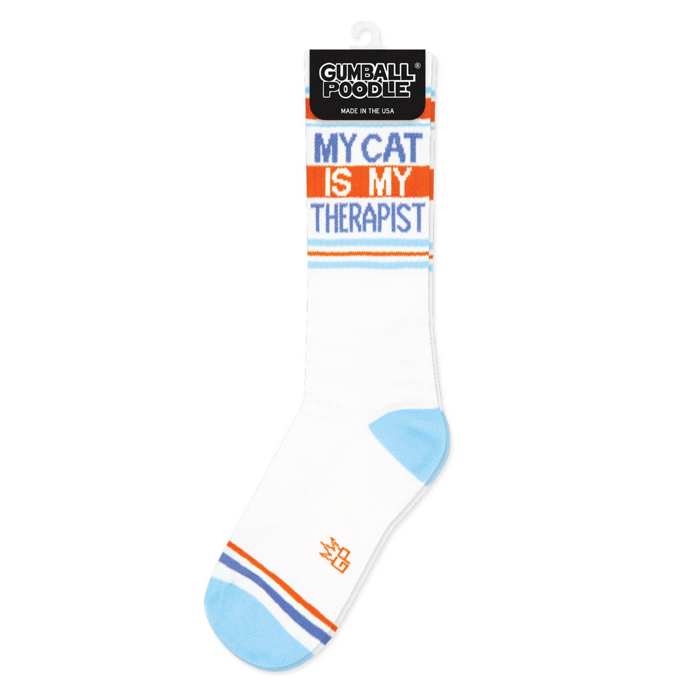 My Cat Is My Therapist | Gym Crew Socks