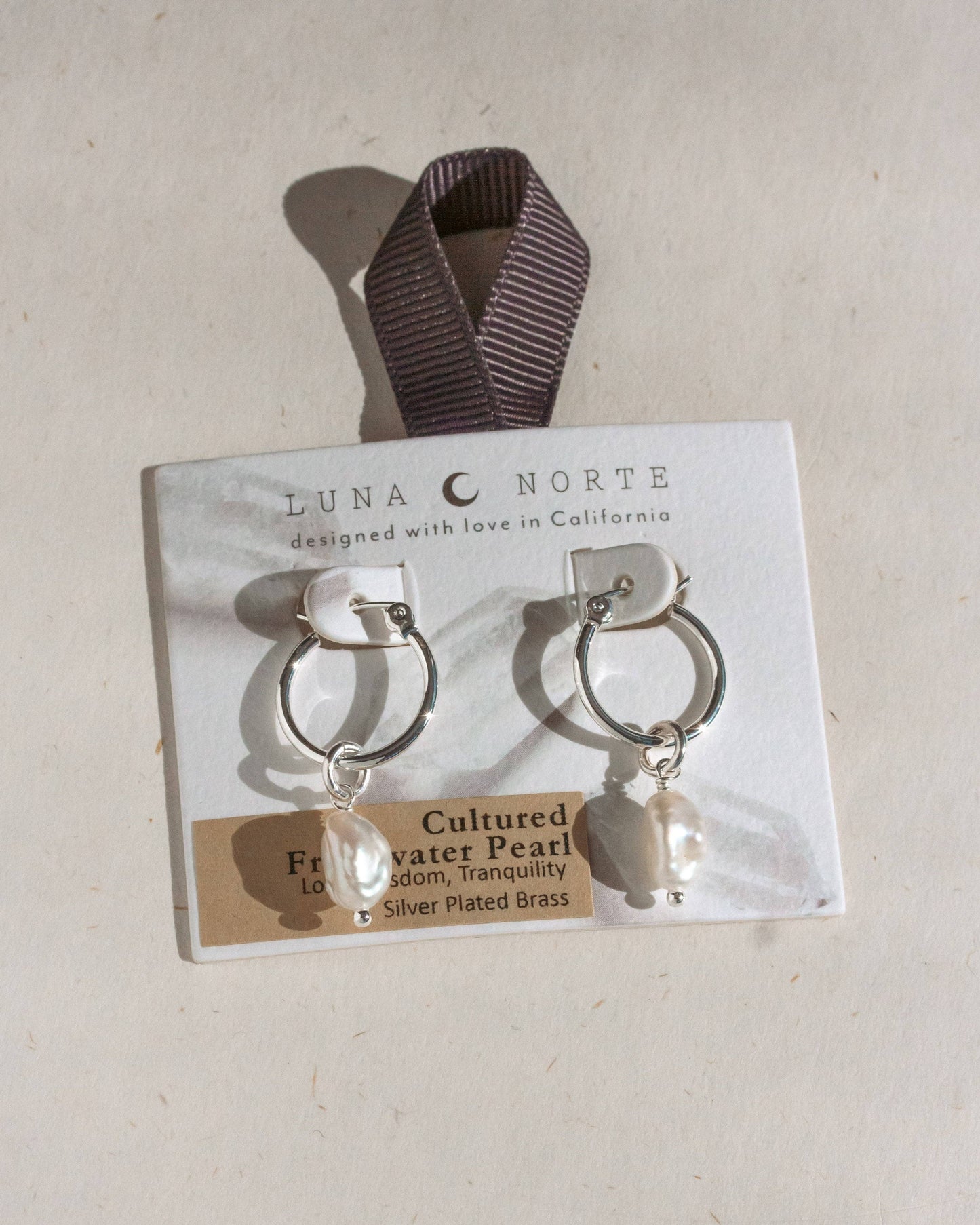 Sea Hoop Earring | Silver