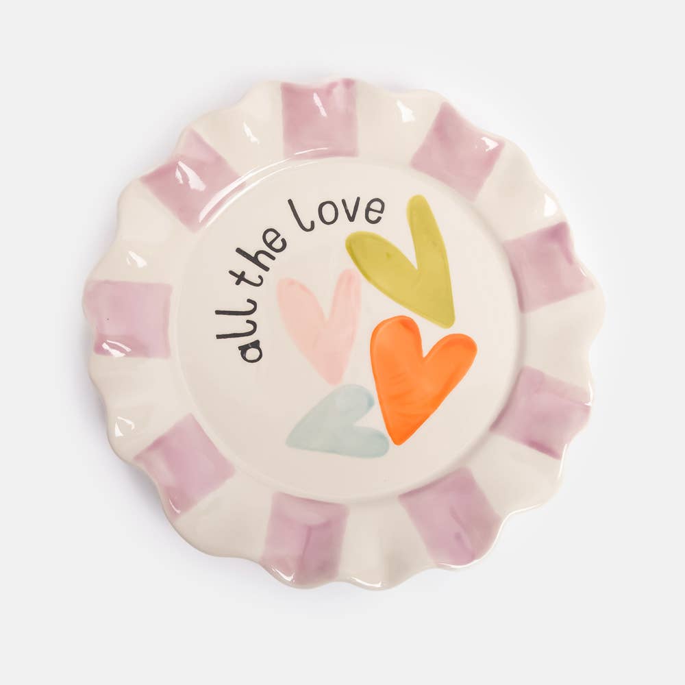 All The Love | Multi Hearts Plate