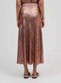Janymala Long Skirt | Bronze