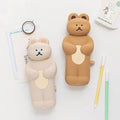 3D Soft Bear Pencil Case