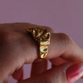 Lava Melted | Gold Ring