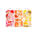Paint Peels Sticker Sheet Collection | Vibrant Palettes Pack