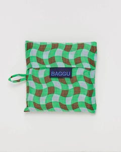 Standard Baggu | Wavy Gingham Green