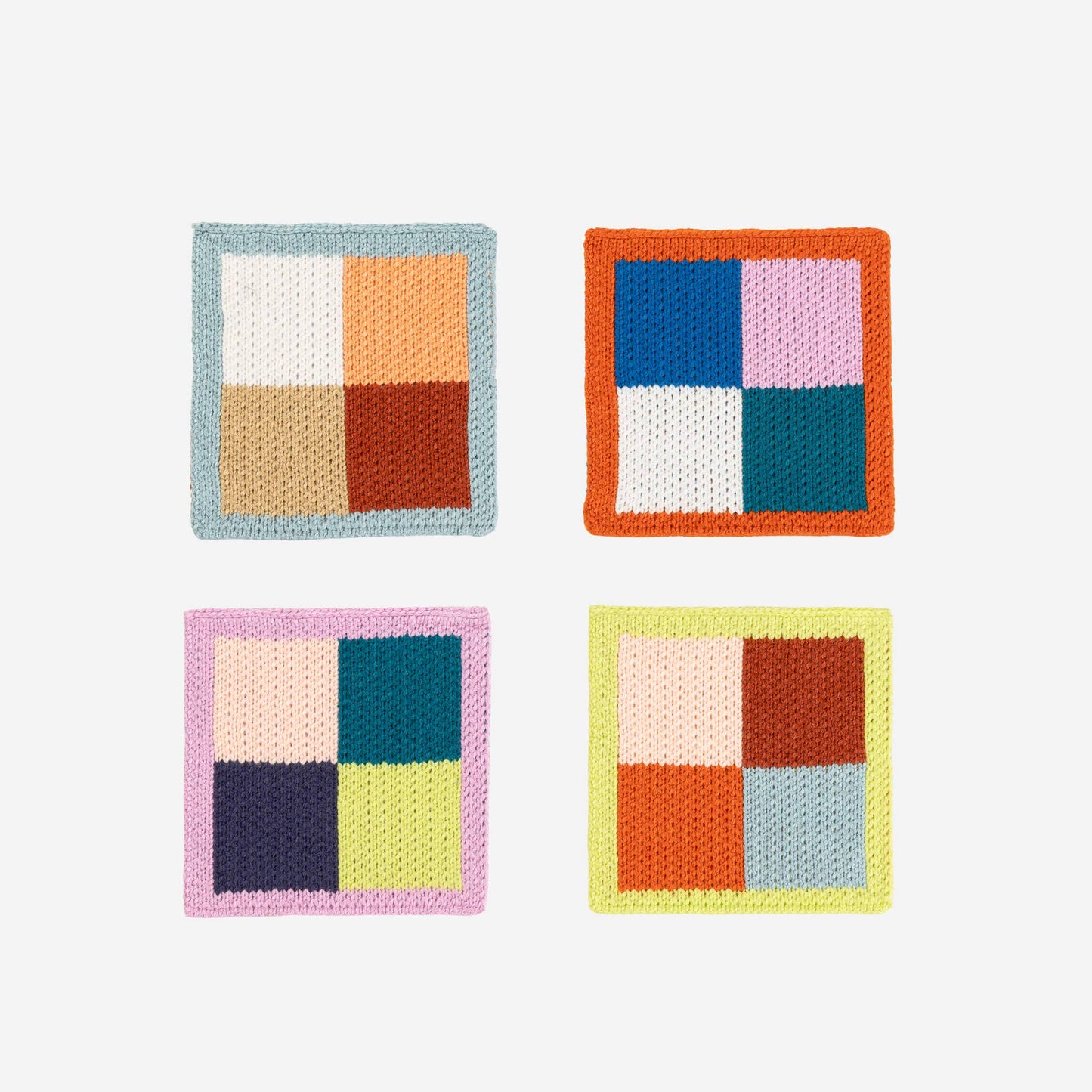 Color Patch Coaster Set | Various Colours