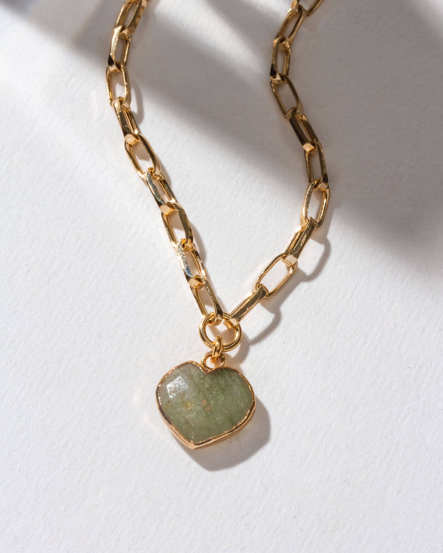 Heartfelt Paperclip Chain Necklace