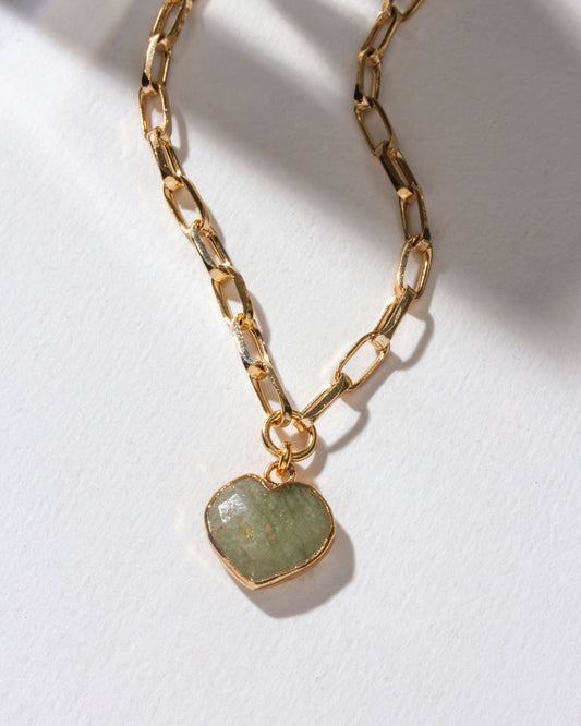 Heartfelt Paperclip Chain Necklace