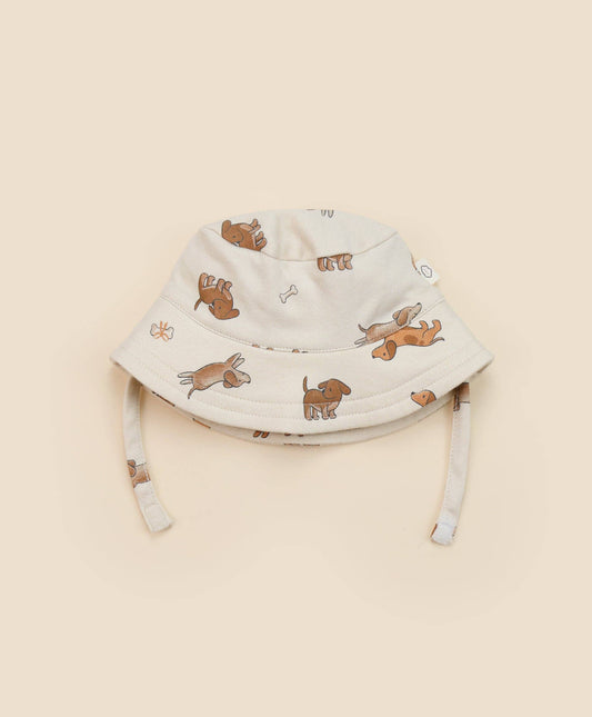 Cotton Bucket Hat | Dachshund Dog