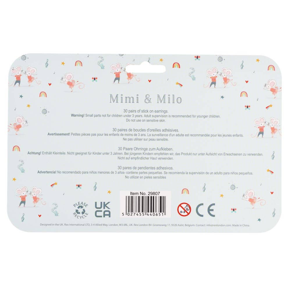 Mimi and Milo | Stick on Earrings