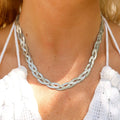 Woven Herringbone Necklace | more colours avail