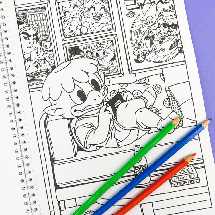 Coloring book - A4 format, 35 pages