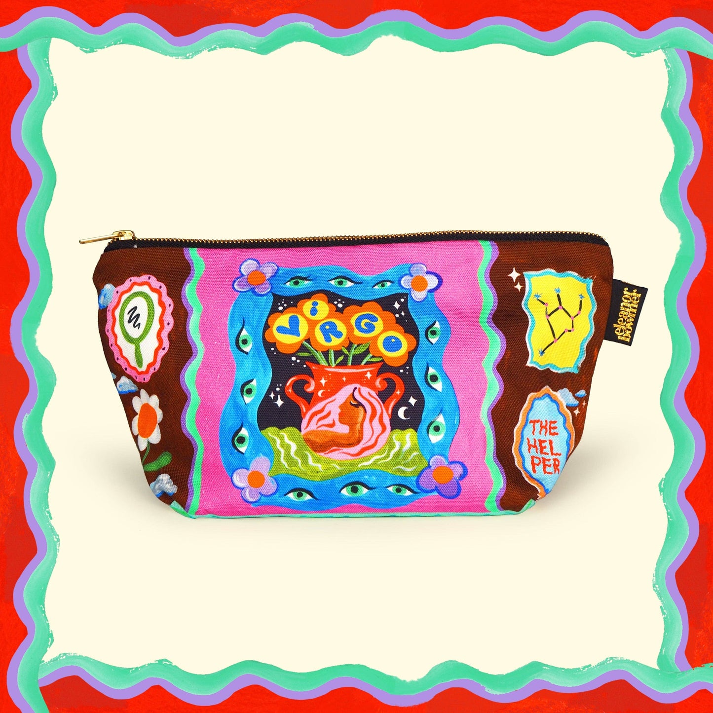 Virgo Zodiac Zip Bag
