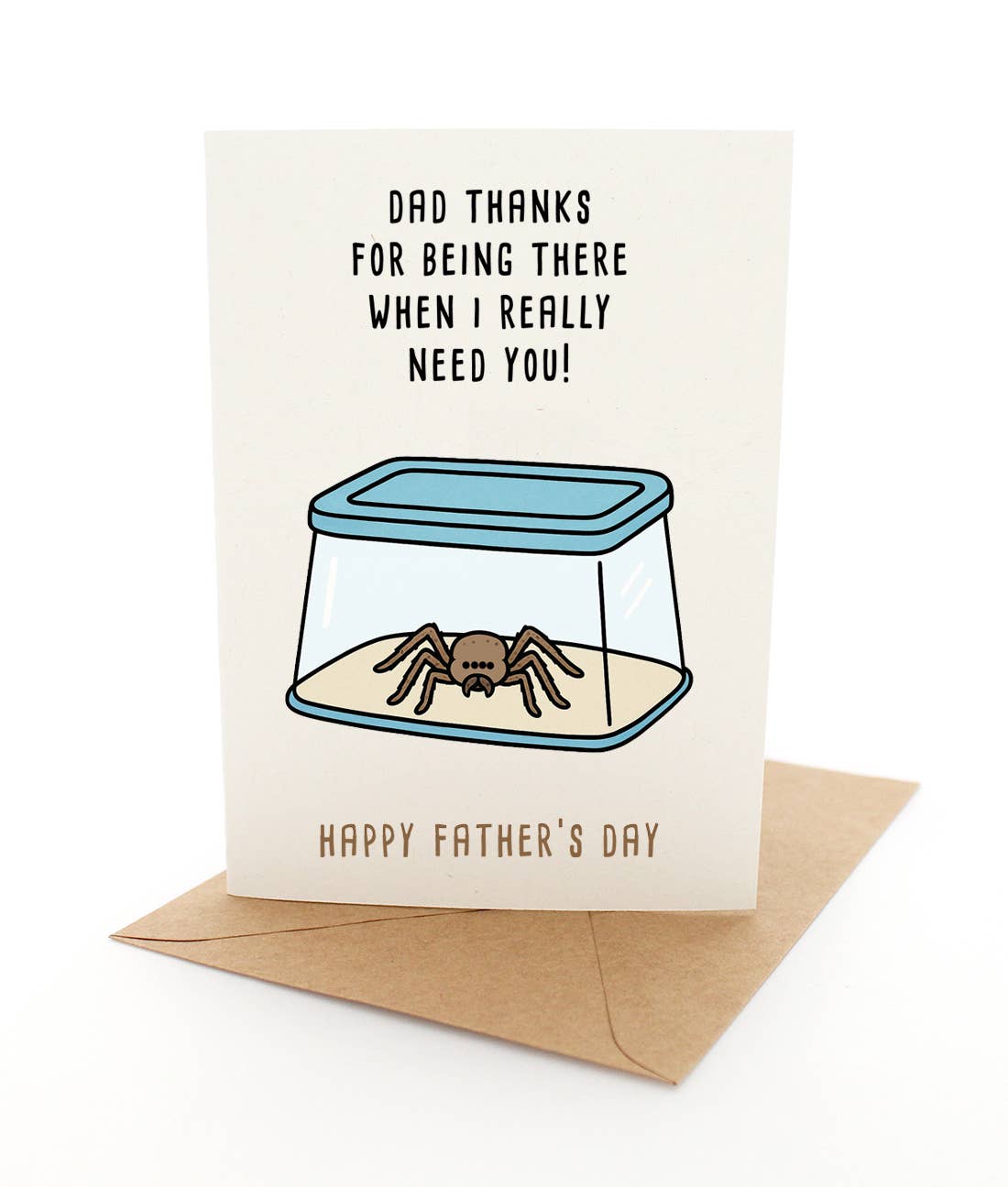 Father's Day Spider card