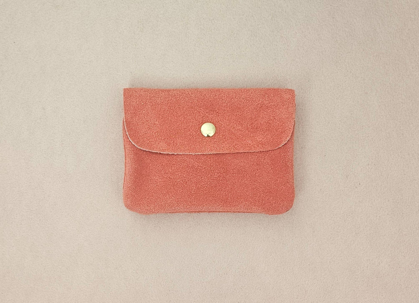 Suede Leather Coin Purse | More Colours Available
