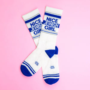 Nice Jewish Girl | Gym Crew Socks