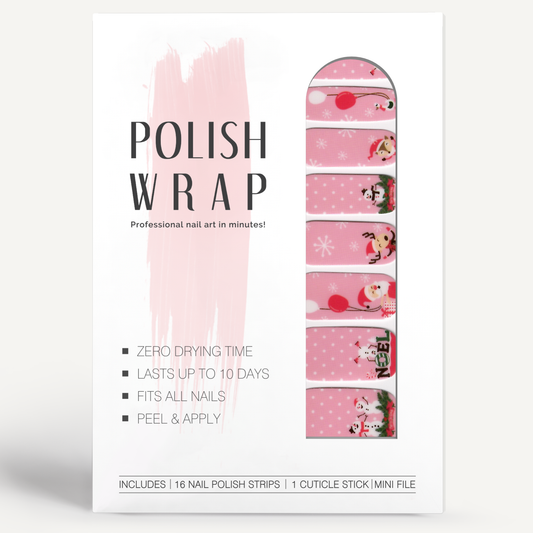 Pink Noel | Nail Wrap
