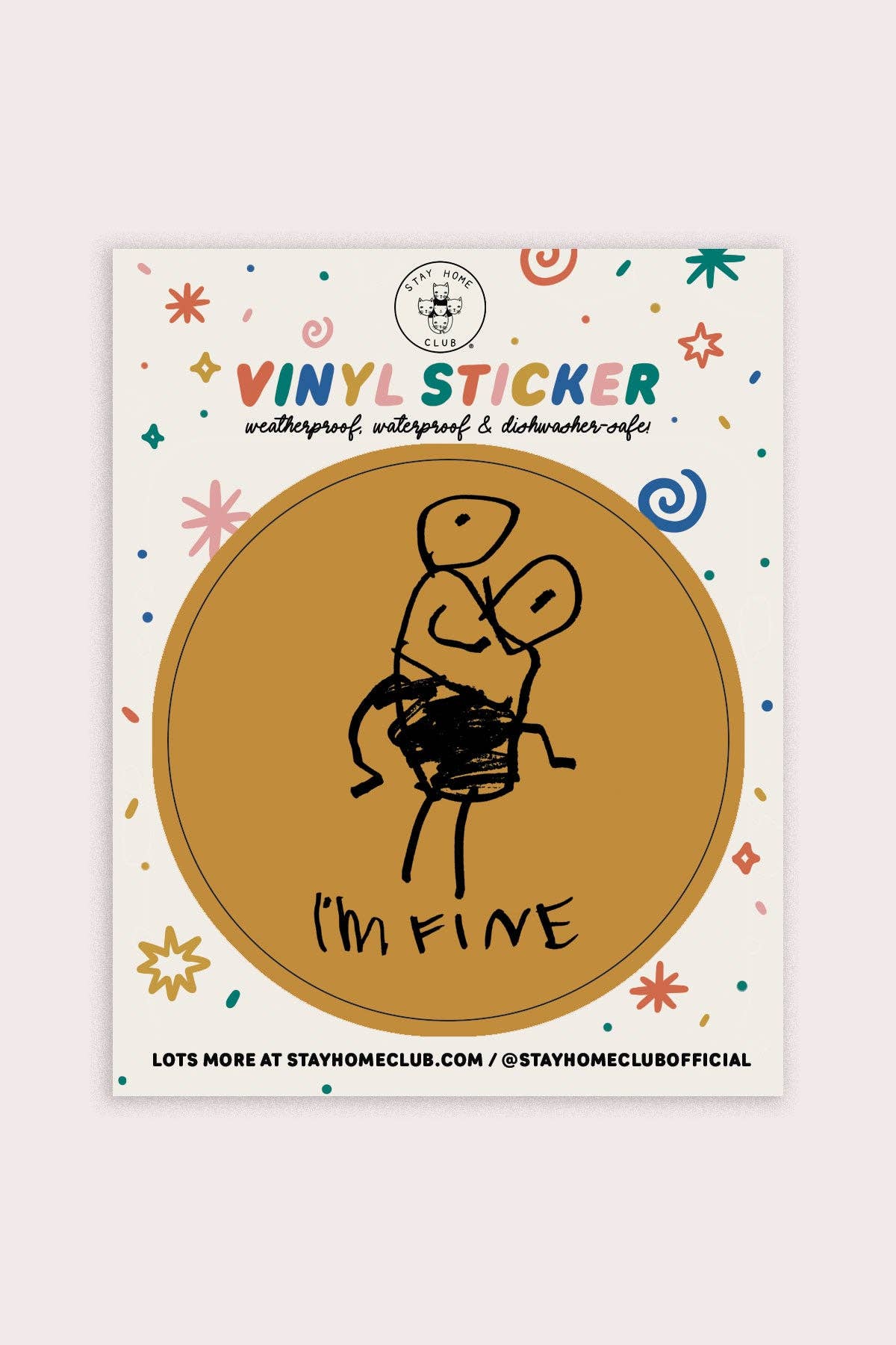 Vinyl Sticker | I'm Fine