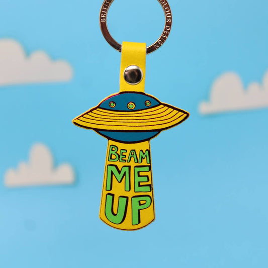 UFO Key Fob | Yellow