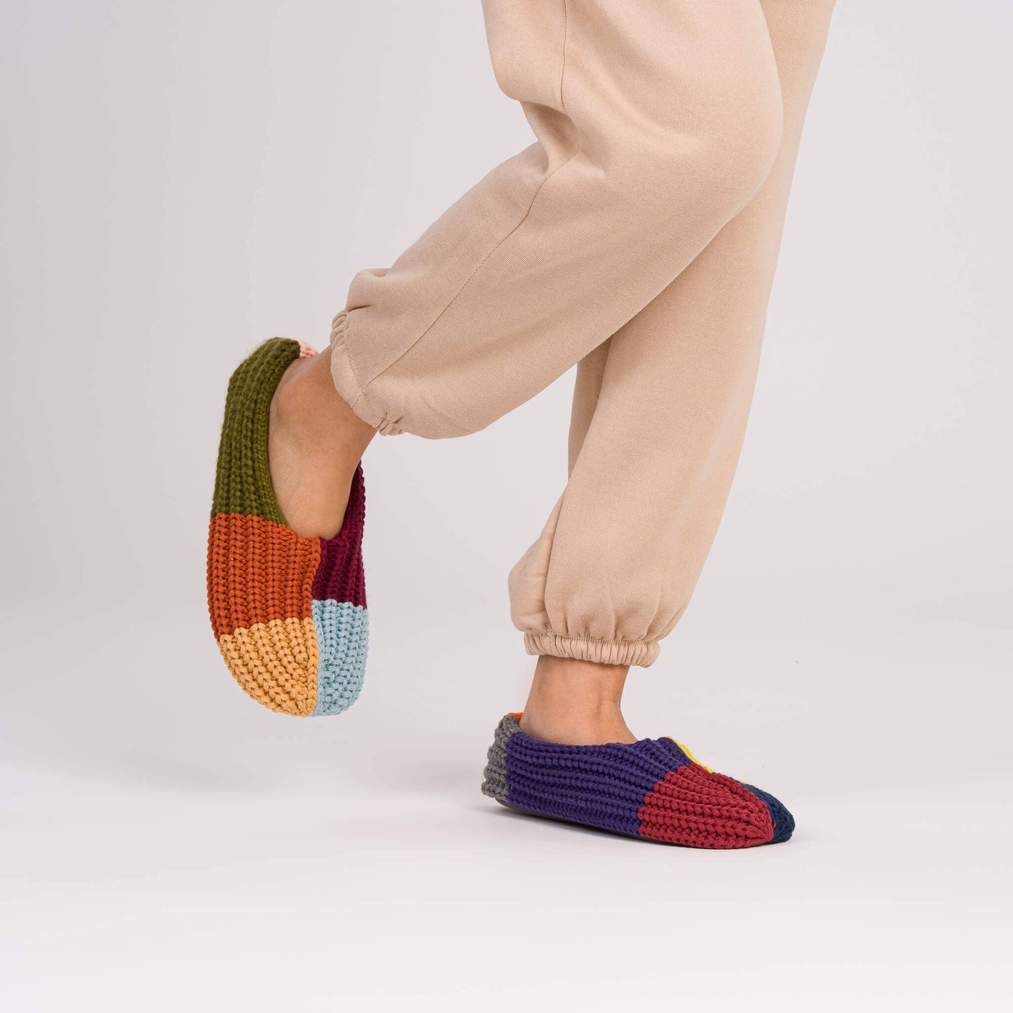 Mismatch Rib Slippers | various colours