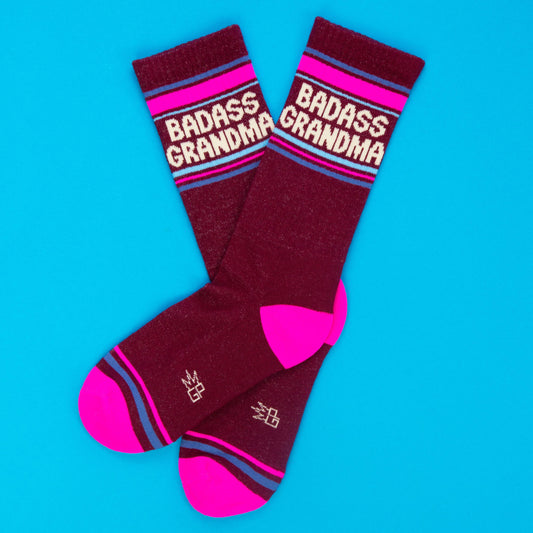 Badass Grandma | Gym Crew Socks