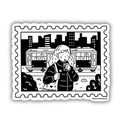 Melbourne Stamp Sticker