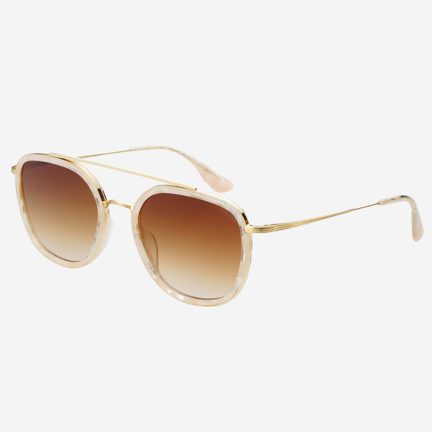 Weston Round Sunglasses | Light Pink / Brown