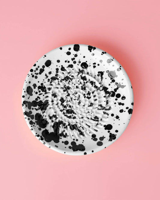 Small Garlic Grater Ceramic Dish/Galaxy