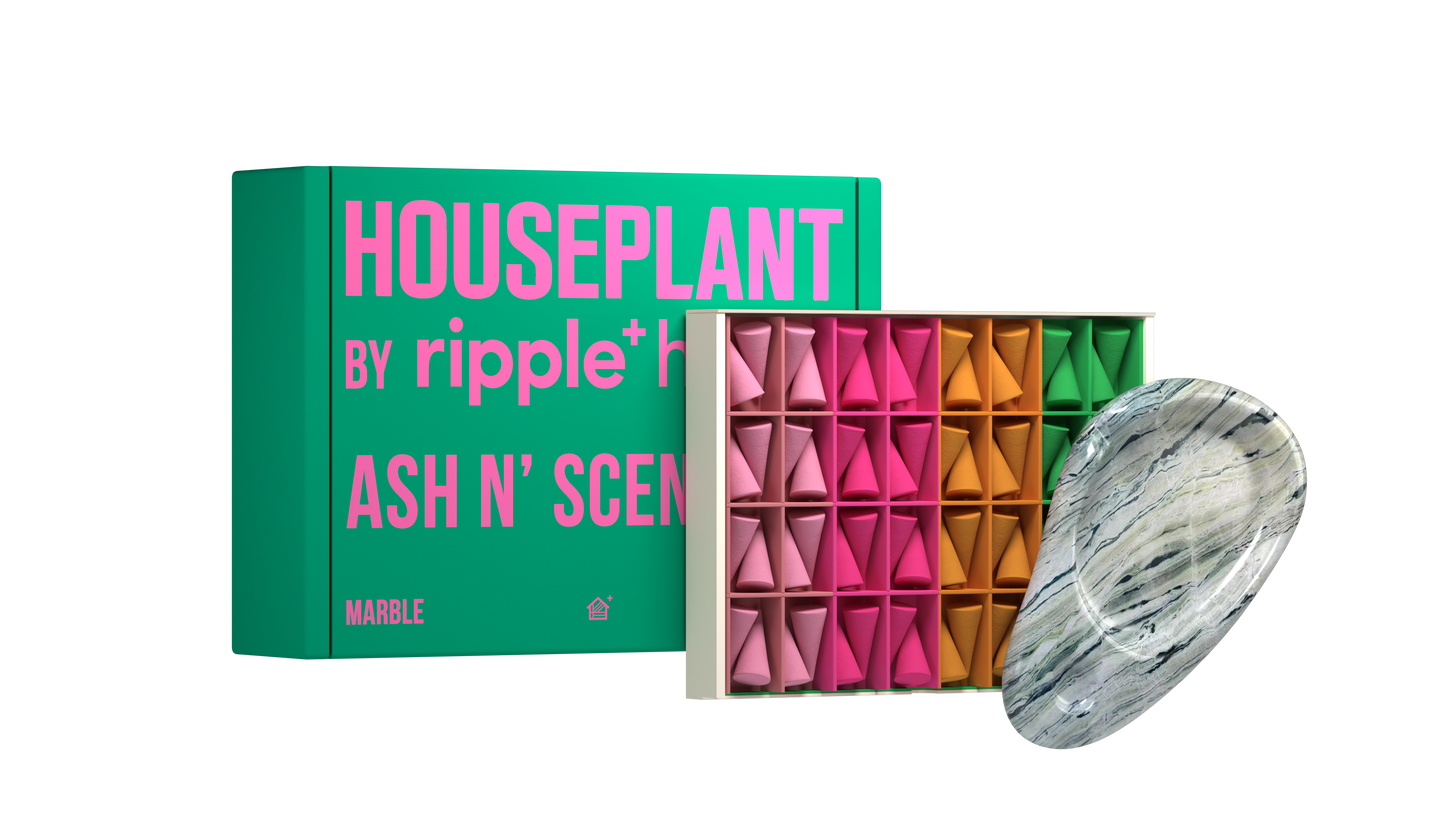 Houseplant by ripple+ | Ash & Scent Incense Set