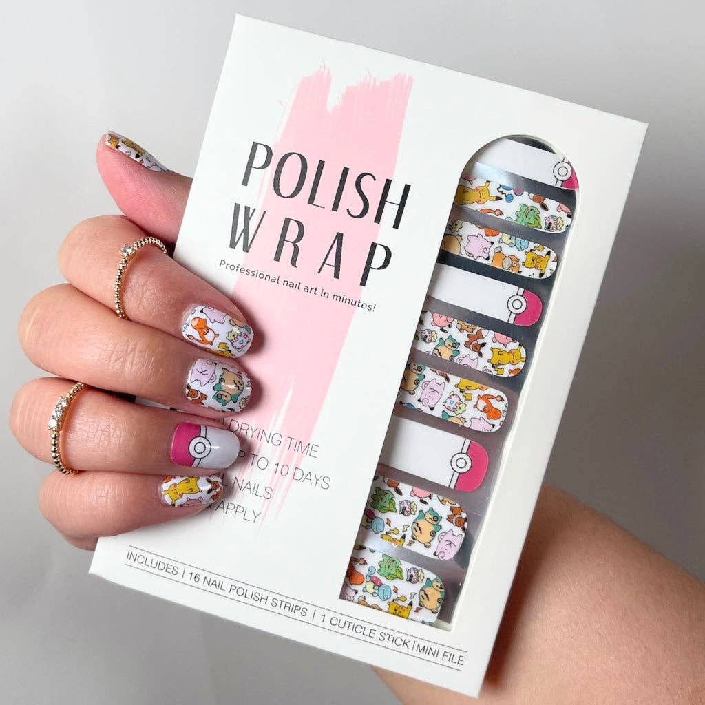 Gotta Catch Em All Pokemon | Kids Nail Wrap