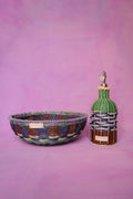 Oil Decanter | Brown & Green