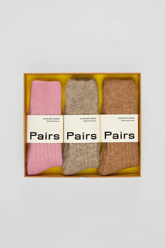 The Ultra Soft Alpaca Ribbed Gift Set | Various Colours