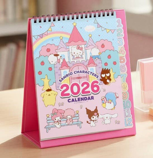2026 Index Desk Calendar | Sanrio Characters