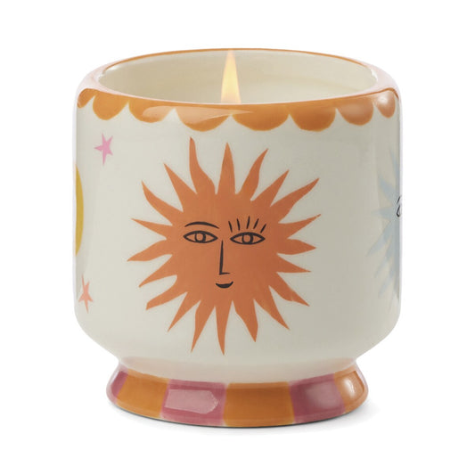 Adopo Ceramic Sun Candle | Orange Blossom