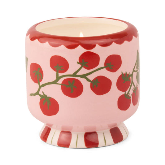 Adopo Ceramic Tomato Candle | Heirloom Tomato