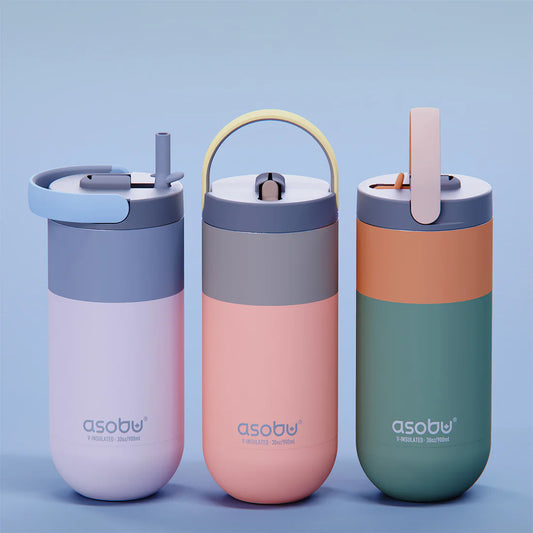 Orbit Water Bottle | Pastel Peach
