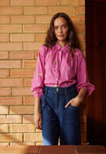 Elena Shirt | Garden Party Pink