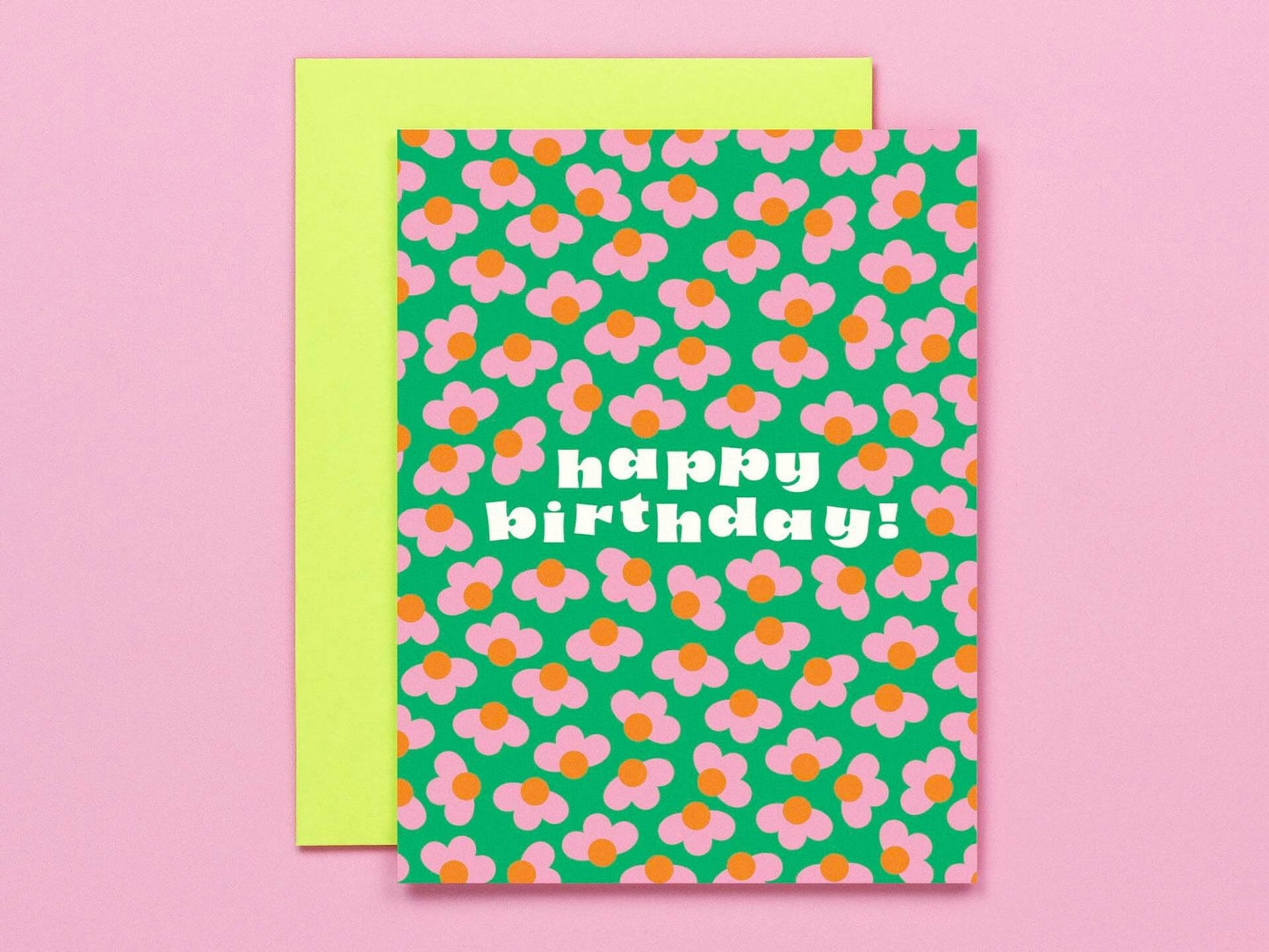 Birthday Buds Flower Pattern