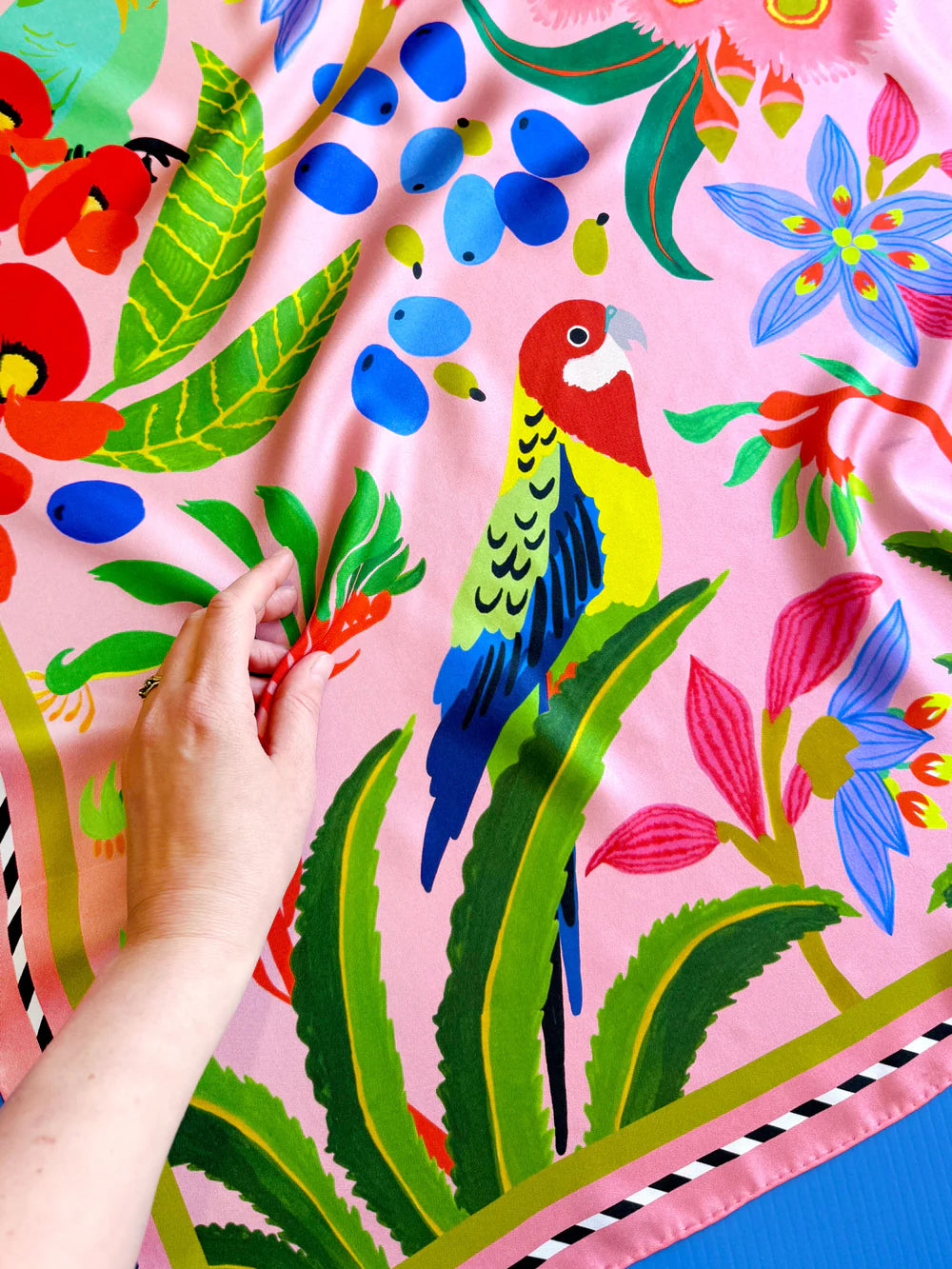 Silk Scarf | BIRDS OF PARADISE