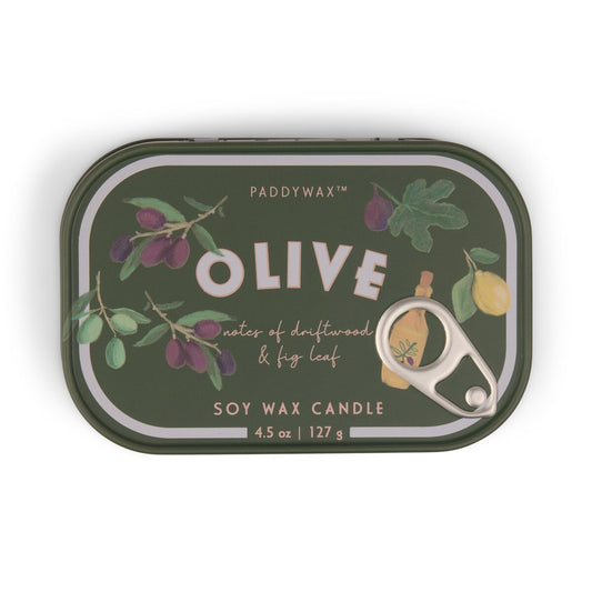 Bistro Candle in Tin | Olive & Fig