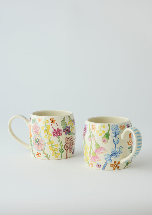 Buttermilk Mug Set | Australian Bush Blooms