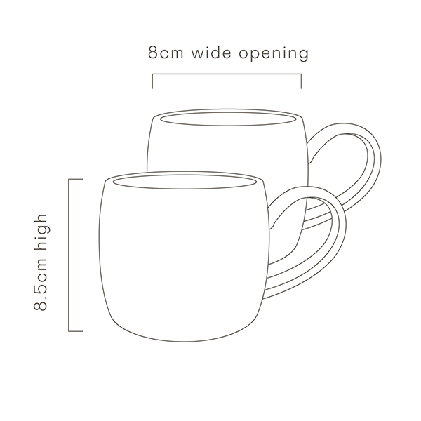 Buttermilk Mug Set | Australian Bush Blooms