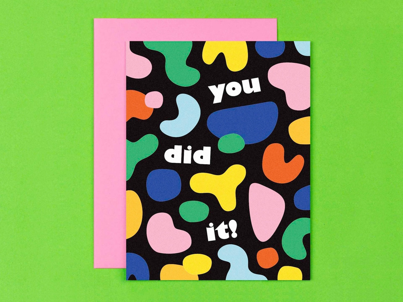 You did it! card